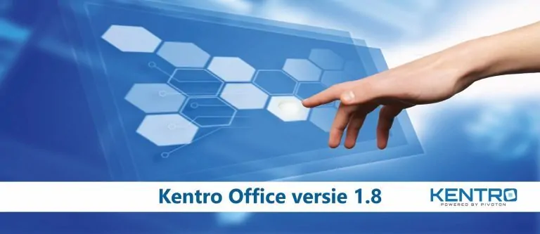 Release Kentro Office 1.8 met nieuwe features