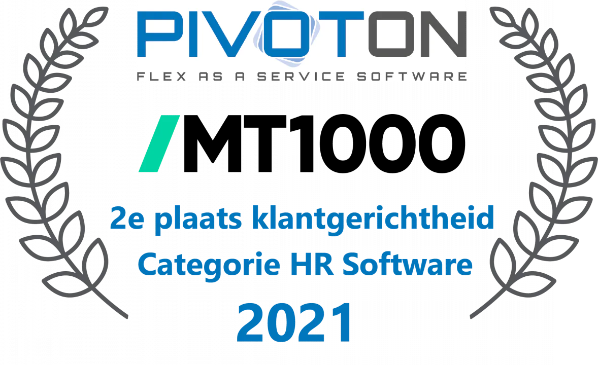 MT/Sprout - Pivoton nummer #2 meest klantgerichte bedrijf categorie HR software!
